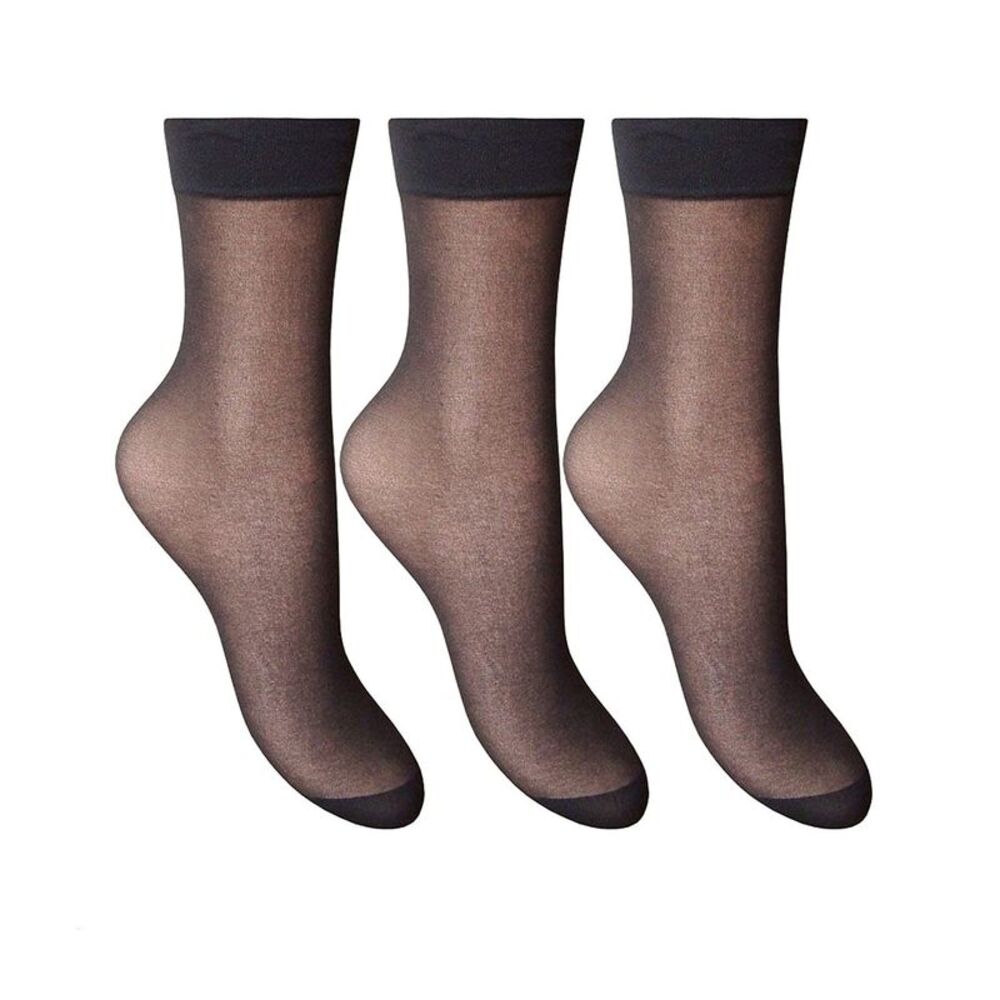 Joanna Gray Womens/Ladies Anklets (3 Pairs) / Diamond